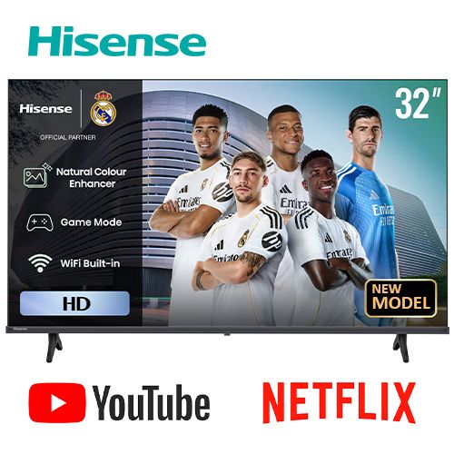 Hisense 32″ 32A4 FHD Vidaa Smart TV – 32A4Q (New Model) with Youtube and Netflix