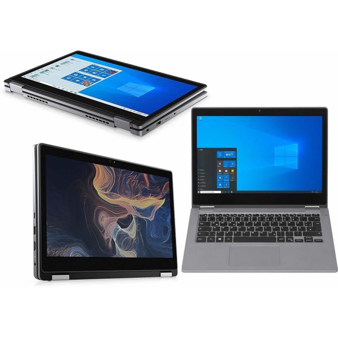 Refurbished  Dell Latitude 3310 X360 Core i5 8th Gen 16GB RAM 512GB SSD 13.3 Inch FHD Touchscreen 1.6GHz - 3.9GHz Quad Core Windows 11 Pro, MS Office HD Camera HDMI 2 in 1 Convertible Laptop + Bag
