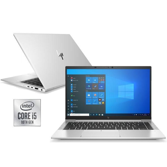 Refurbished HP EliteBook 840 G7 Core i5 10th Gen 8GB RAM 256GB SSD 14 Inch Full HD 1.6GHz up to 4.4GHz Quad Core Windows 11 Pro MS Office 2021 HDMI, Webcam, Slim Laptop + Free Bag, Mouse & Mouse Pad