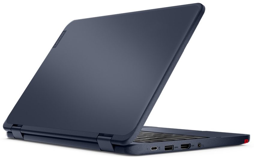 Refurbished Lenovo 500w Gen 3 x360 Intel Pentium Silver N6000 8GB RAM 128GB SSD 11.6 inch HD Touchscreen 1.1GHz - 3.3GHz Quad Core Windows 11 Pro MS Office HDMI 2 in 1 Convertible Laptop  + Bag