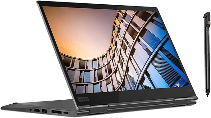Refurbished Lenovo ThinkPad X1 Yoga X360 Core i7 8th Gen 16GB RAM 512GB SSD 14 Inch FHD Touchscreen 1.8GHz - 4.9GHz Quad Core Windows 11 Pro MS Office HDMI Webcam 2in1 Convertible Laptop + Stylus  Bag