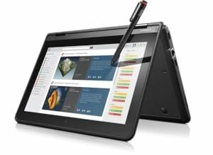 Refurbished Lenovo ThinkPad Yoga 11e X360 Core i5 7th Gen 8GB RAM 256GB SSD 11.6 Inch HD Touchscreen 2 in 1 Convertible 
1.2GHz - 3.0GHz Dual Core Processor Windows 11 Pro MS Office +Stylus Pen