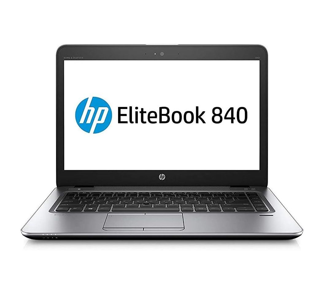 Refurbished HP EliteBook 840 G4 Core I7 8GB RAM 256GB SSD 7th Gen 14 Inch FHD 2.7GHz up to 3.4GHz Dual Core Processor Windows 11 Pro MS Office 2021 Slim Laptop + Bag