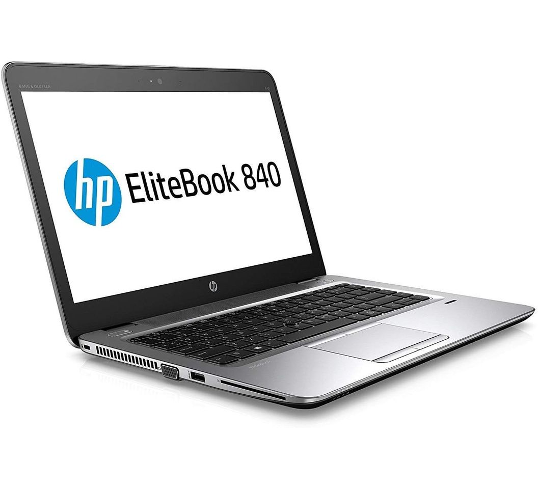 Refurbished HP EliteBook 840 G4 Core I7 8GB RAM 256GB SSD 7th Gen 14 Inch FHD 2.7GHz up to 3.4GHz Dual Core Processor Windows 11 Pro MS Office 2021 Slim Laptop + Bag