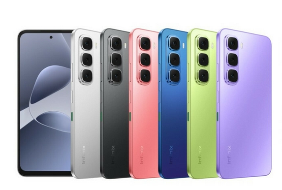 [New Arrival] Infinix Hot 60 i  256+8GB 6.7" IPS LCD 120Hz 50MP Camera 5160mAh Battery 45W Fast Charging Dual SIM IP64 Rated  with side  Fingerprint Unlock AI Smartphone