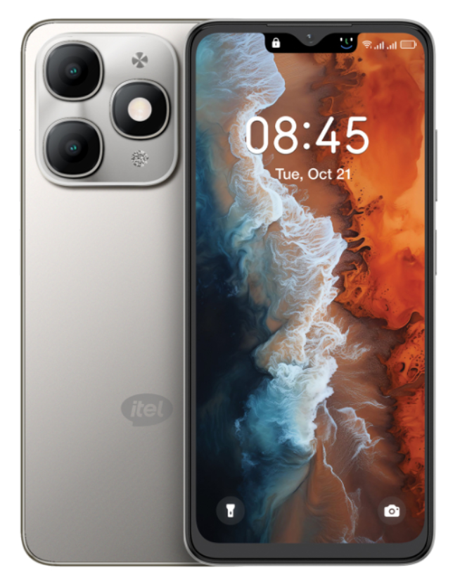 [Black Friday Offer] Itel  A90 128GB+4GB 6.6"  LCD with  90Hz Display 13MP Camera 5000mAh Battery 15W Fast Charging Android 14   OS  AI Smartphone