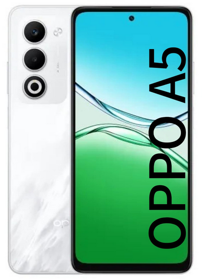 [Black Friday Offer]  Oppo A5 256GB+8GB 6.67"  LCD with  120Hz Display 50MP Camera 6000mAh Battery 45W Fast Charging Android 15 ( IP65  Rated  AI Smartphone
