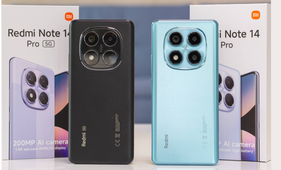 ( Hot Deals ) Xiaomi  Redmi Note 14 Pro 5G  512+12GB 6.67" Amoled with 120Hz 200MP Camera 5110mAh Battery 45W Fast Charging Dual SIM IP68 Rated Corning Gorilla Glass Fingerprint Unlock AI Smartphone