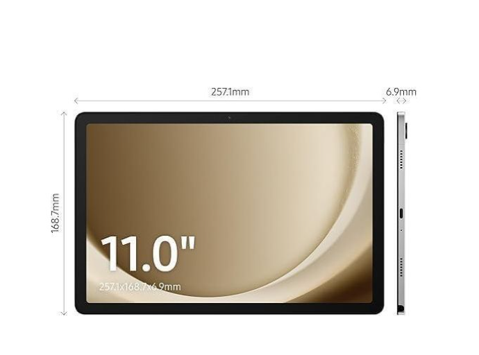 ( New Year Early Offers] Samsung Galaxy Tab A9 64GB+4GB 8.7" TFT LCD 60Hz Display 8MP Camera 5100mAh Battery 15W Fast Charging Android 13+(6 Years Major Updates) IP54 Rated Galaxy AI Smartphone