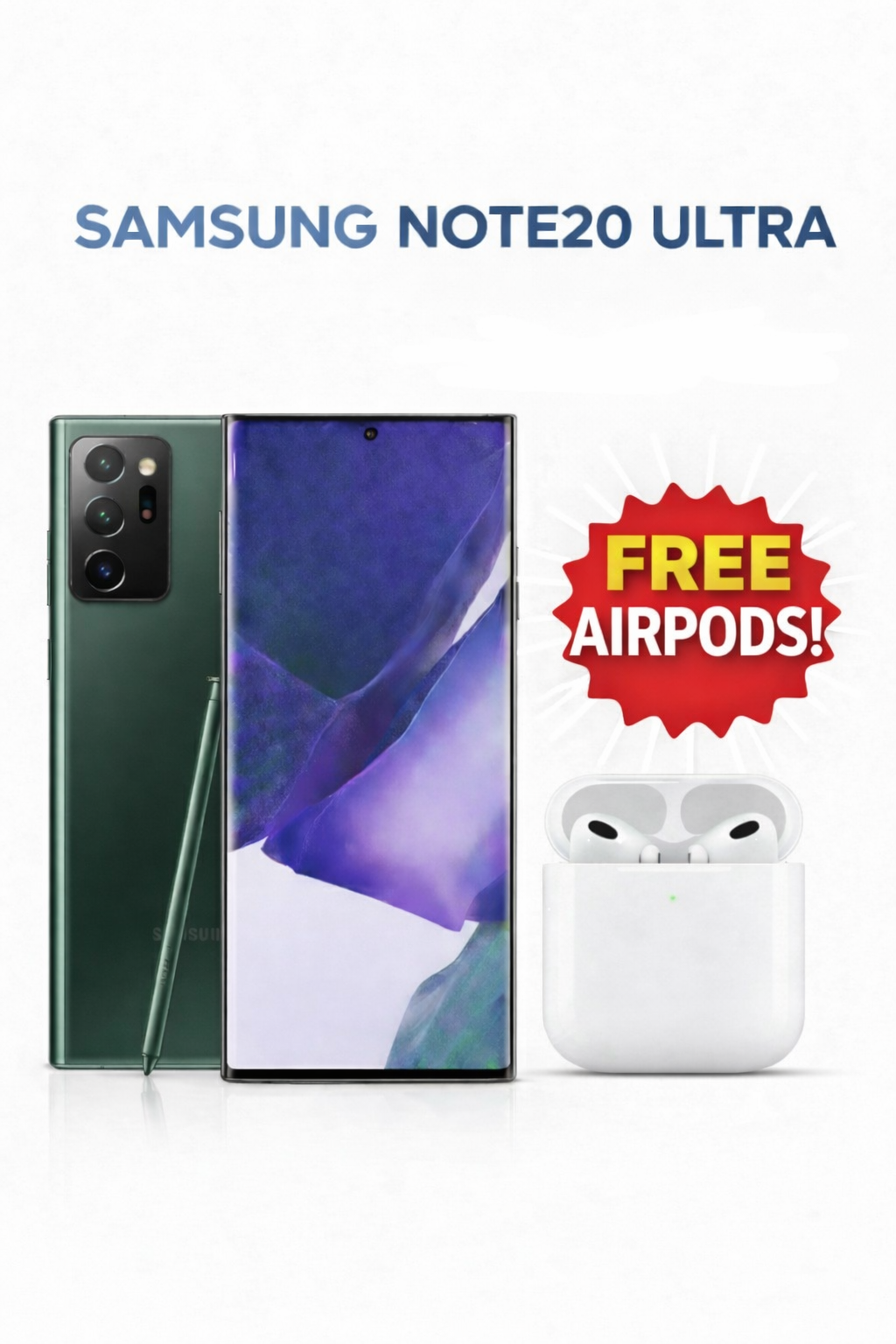 Samsung Galaxy Note 20 Ultra/ 5G/ 12GB RAM +128GB ROM/ Duos(One Physical Sim Plus E Sim)/ 4500 mAh/