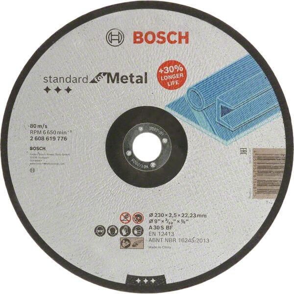 Standard metal cutting disc