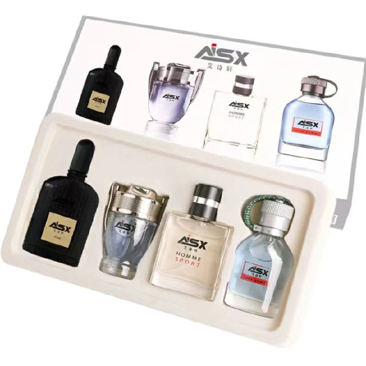 4PCS Men Perfume Set 4 Different Smell Eau De Parfum Fantastic Charming Man Fragrance Set 4 In Box Confident Romantic Men's Perfumes Deodorants Gift Box Men Sport Perfumes Set