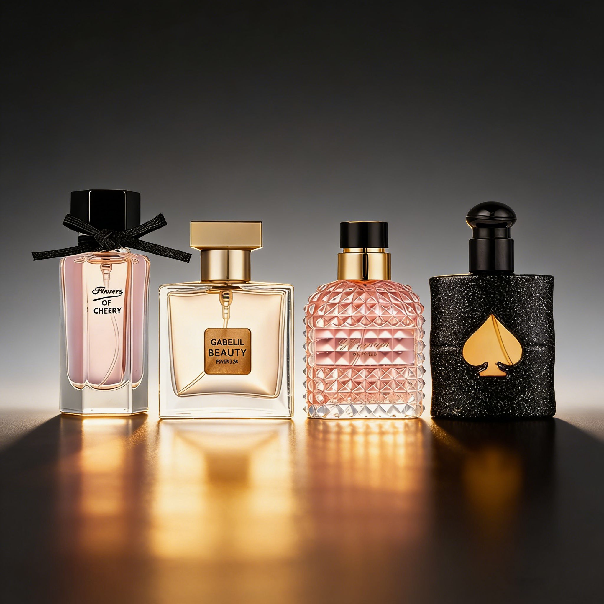 4PCS Ladies Perfume Set Fresh Floral Long-Lasting 4 Different Fragrance Women's Perfume Deodorants Gift Box Set Best Valentine's Day Gift