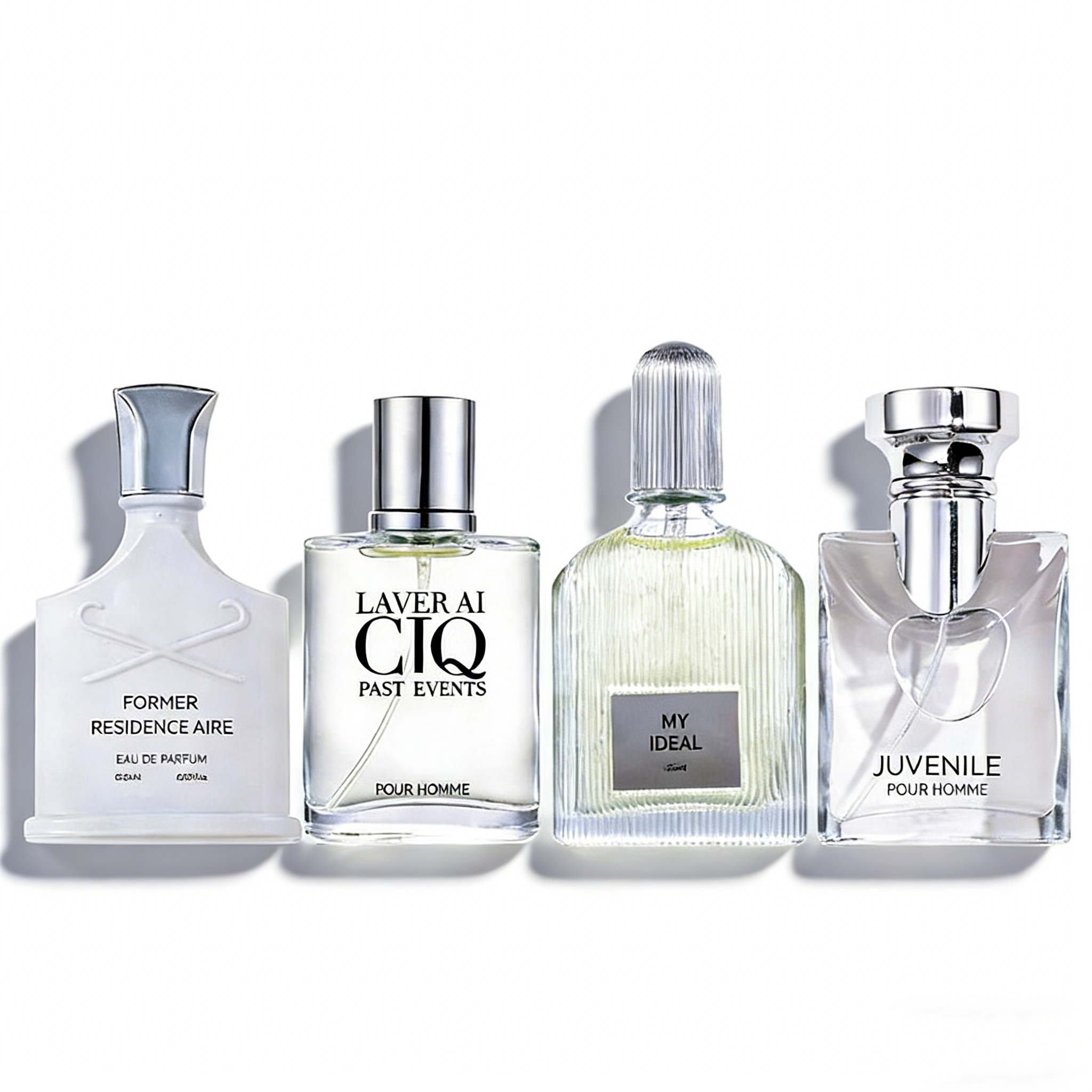 4PCS Men Perfume Set 4 Different Fragrances Long-Lasting Men's Perfumes Set Classic Flowers Eau de Parfum Gift Box Deodorants Valentine's Day Ideal Gift For Him