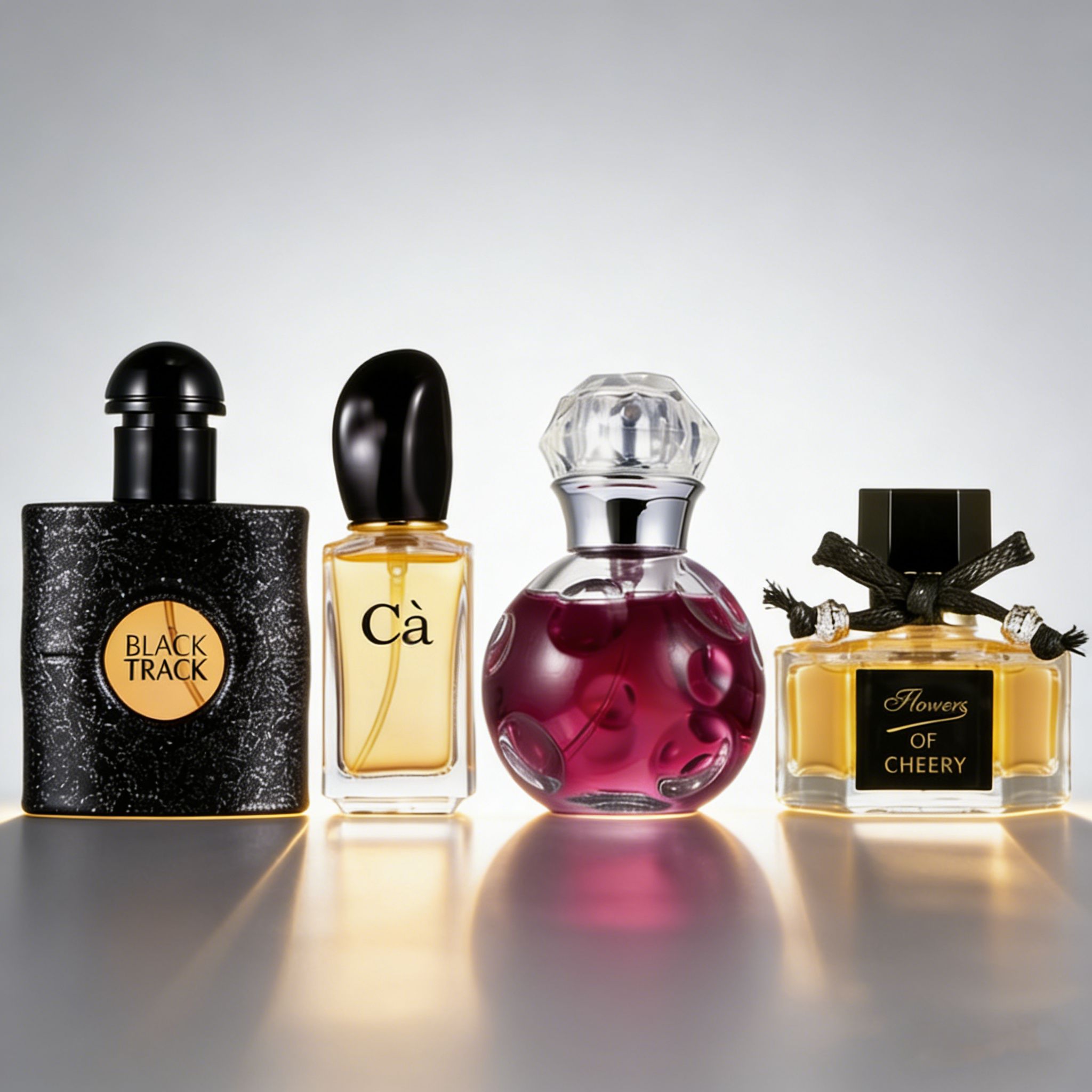 4PCS Ladies Perfume Set Flower Story Women's Perfumes Deodorants Elegant Eau de Parfum Gift Set Long Lasting Sophisticated Fragrance Gift Box