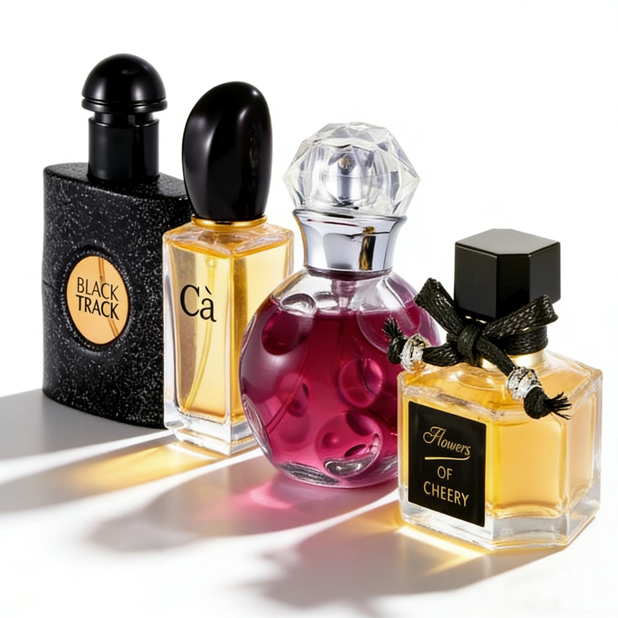 4PCS Ladies Perfume Set Flower Story Women's Perfumes Deodorants Elegant Eau de Parfum Gift Set Long Lasting Sophisticated Fragrance Gift Box