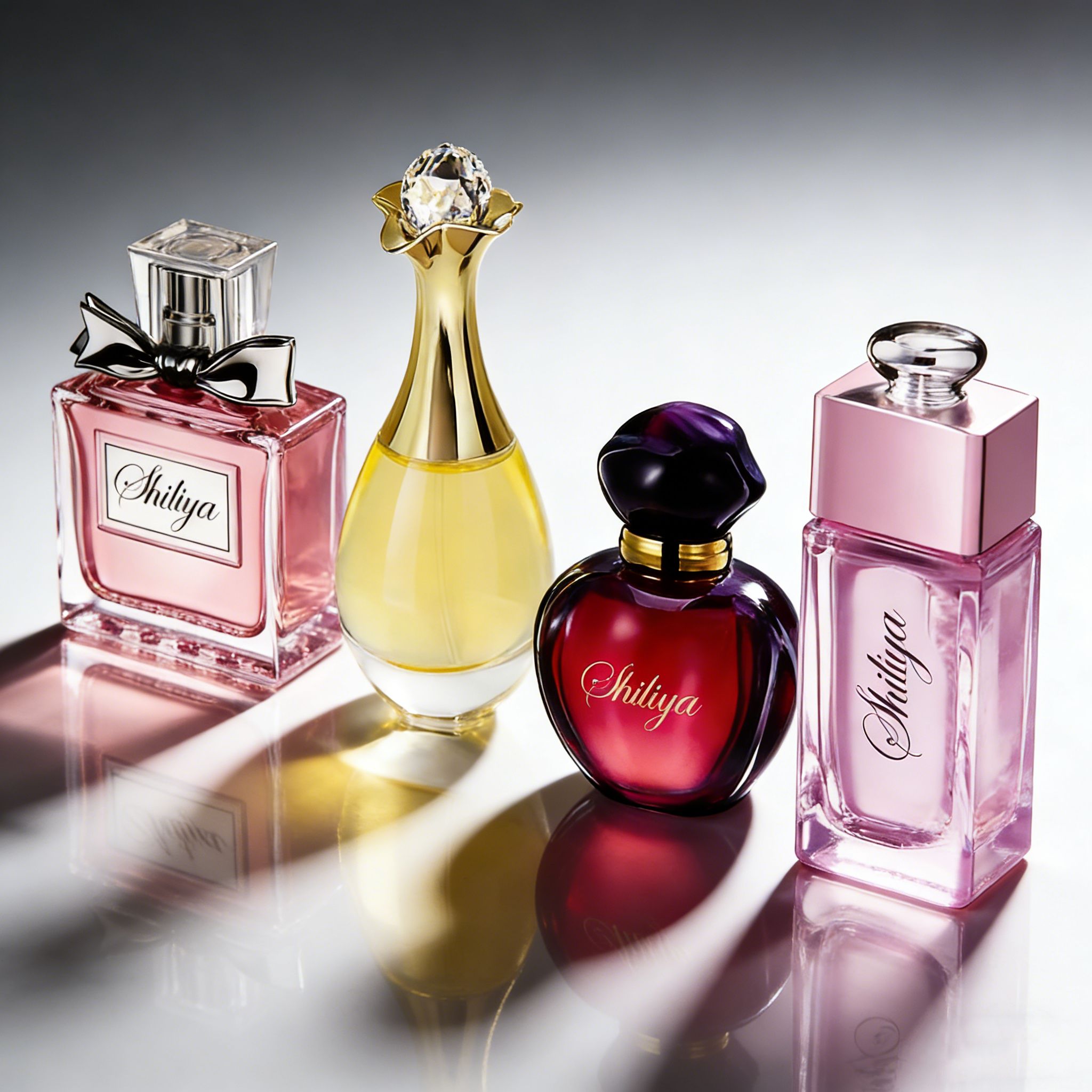 4PCS Ladies Perfume Set Elegant Floral Women's Perfumes Deodorants Eau Perfume Gift Set Long-Lasting Flower Scent Fragrance Suitable for Daily Use & Dates Ideal Gift for Her Best Valentine's Day Gifts