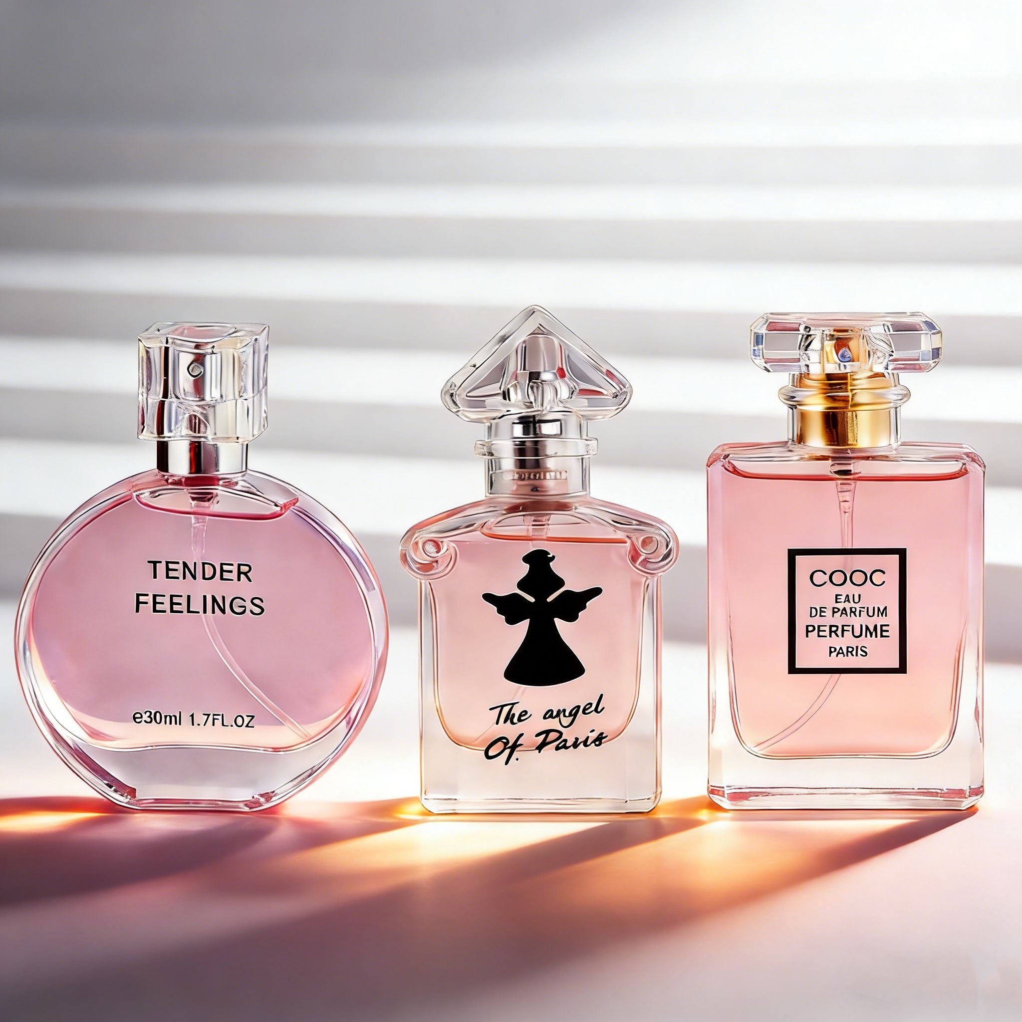 3PCS Ladies Perfume Set Eau De Parfum Gift Box Women Perfumes Deodorants Set Long Lasting Floral Fragrances Exuding an Elegant and Charming Atmosphere Suitable for Daily Dating and Business Use