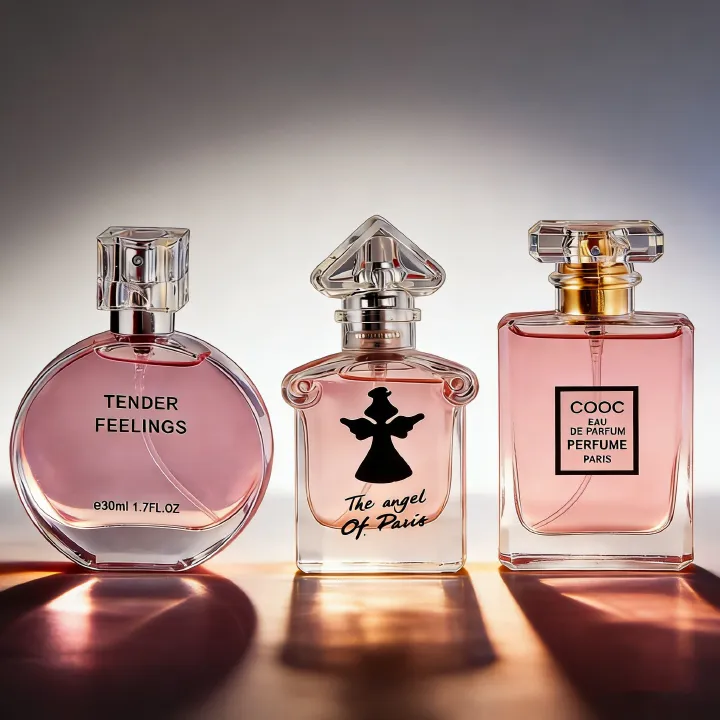 3PCS Ladies Perfume Set Eau De Parfum Gift Box Women Perfumes Deodorants Set Long Lasting Floral Fragrances Exuding an Elegant and Charming Atmosphere Suitable for Daily Dating and Business Use