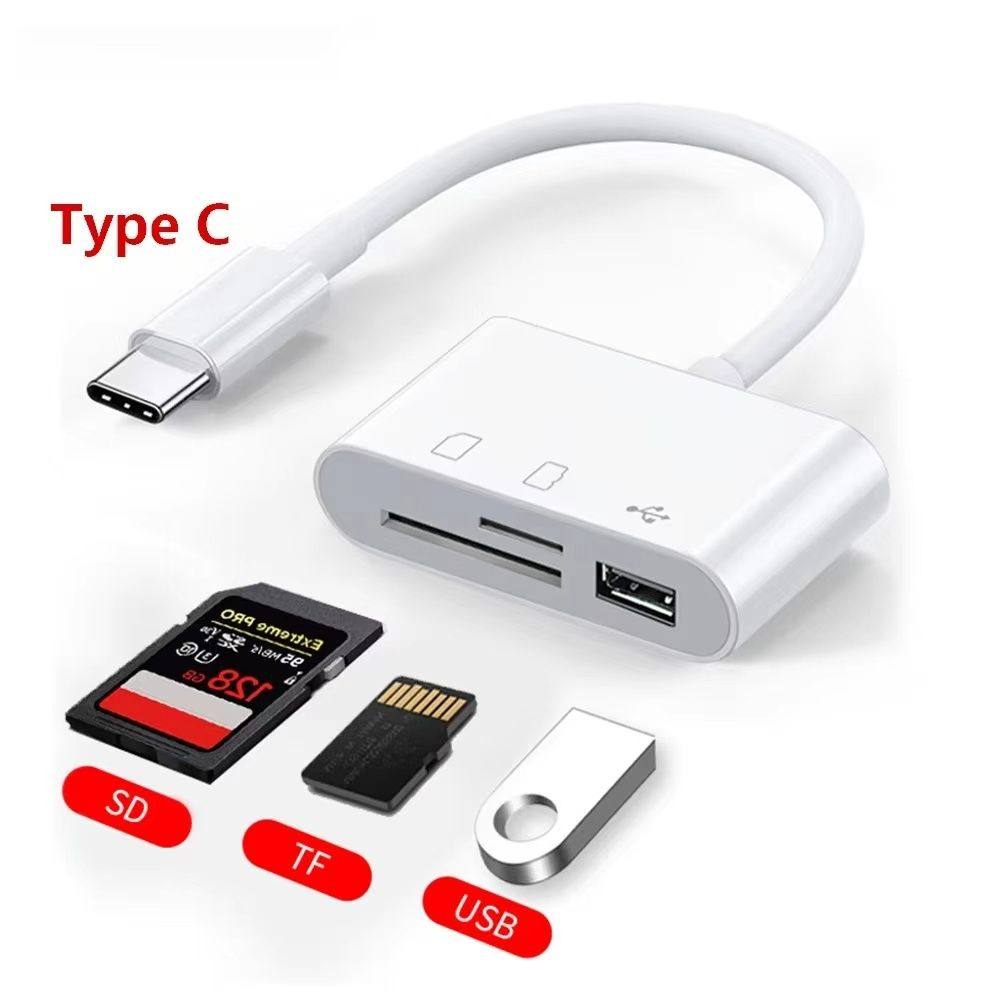 Type C Micro USB Adapter USB TF SD Card Reader USB-C Memory Card Adapter For Macbook Samsung Huawei XiaoMi Laptop Phone