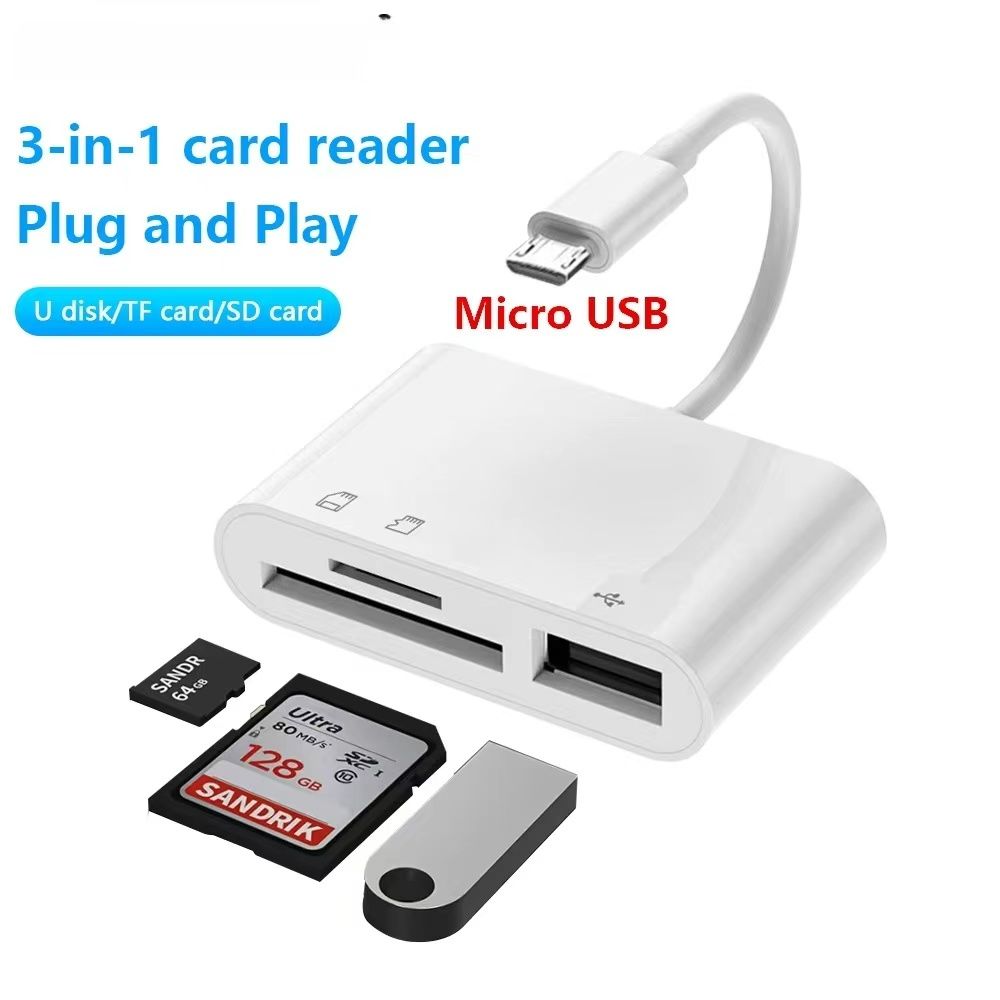 Type C Micro USB Adapter USB TF SD Card Reader USB-C Memory Card Adapter For Macbook Samsung Huawei XiaoMi Laptop Phone