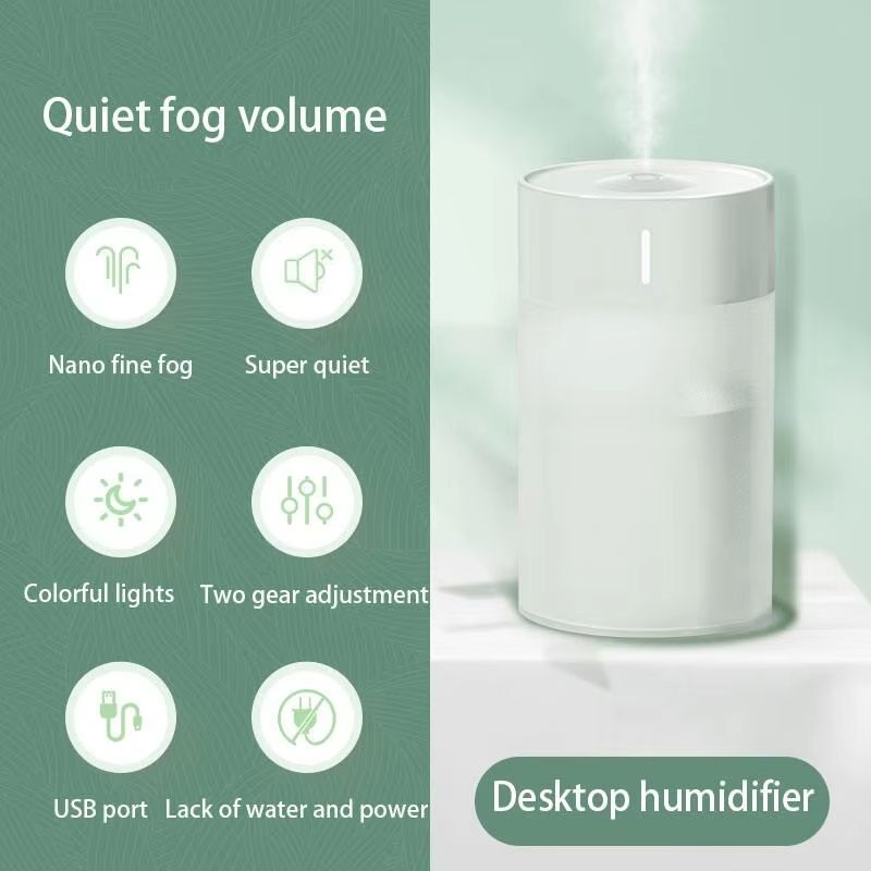 Mini Humidifier 260ML Mini Aroma Oil Diffuser USB Essential Oil Atomizer Electric Air Humidifier With LED Night Lamp For Home Car