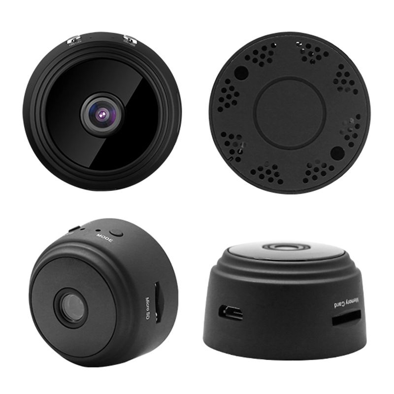 The A9 mini surveillance camera features WiFi  1080P HD resolution  a mini camera sensor  and night vision  making it suitable for network video surveillance  smart homes  and is also ideal for babies