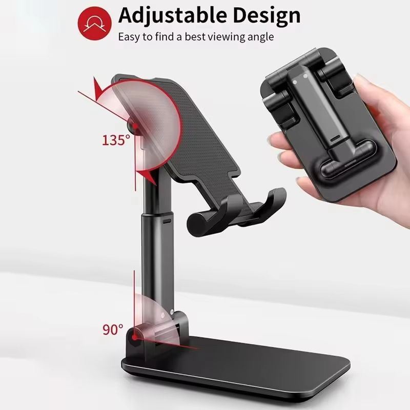 Desk Mobile Phone Holder Stand For IPhone IPad Xiaomi Adjustable Desktop Tablet Holder Universal Table Cell Phone Stand