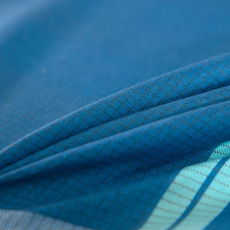 3pcs Elegant Plaid Bed Sheet Sets (1 bed sheet + 2 pillow cases) Triple Ruffle Bedspread Bed Skirt Skin-friendly Bedding Set