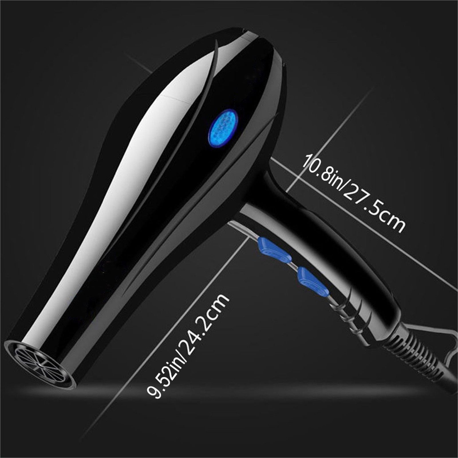 18PCS Hair Dryer Professional Gear Strong Power Blow Hair Brush Straighter Curling Iron Set for Hairdressing Barber Salon Tools Powerful Quiet Hair for Fast & Easy Styling