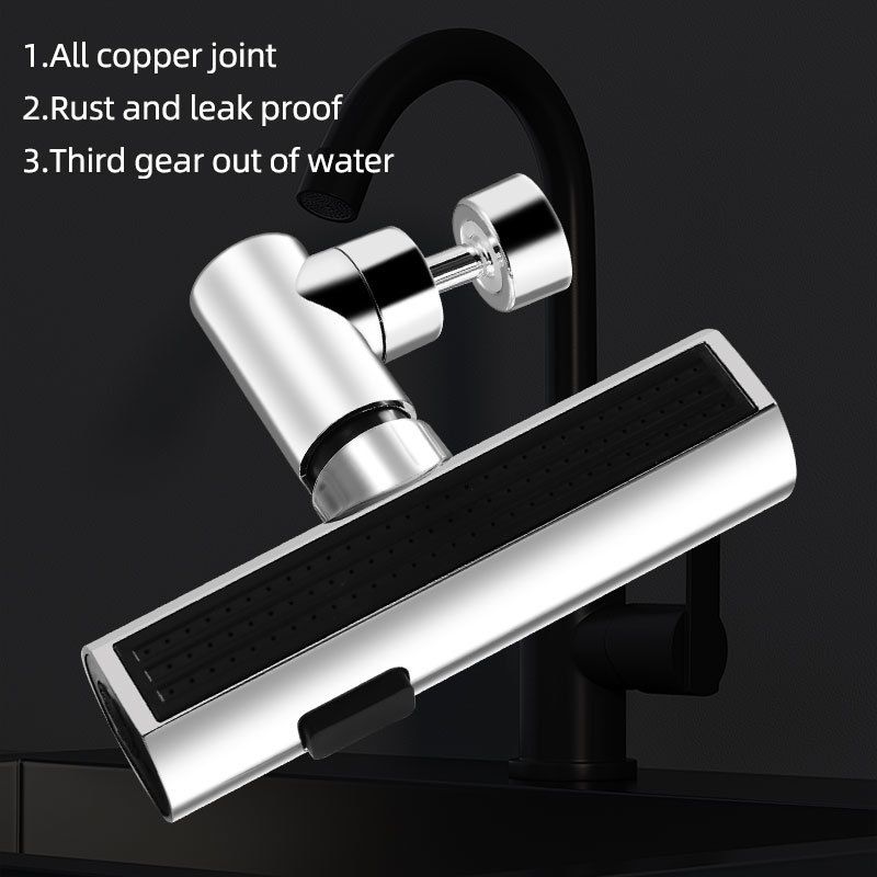 Waterfall Kitchen Faucet Splash Proof Device Flying Rain Water Outlet Universal Rotating Aerator Booster Extension Water faucet