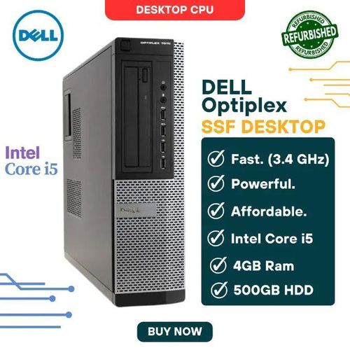 Complete Computer Set Desktop Core i5 4GB RAM 500GB HDD 19-Inch Monitor Refurbished Full Set PC with Wired Keyboard Mouse Windows 11 & Microsoft Office Installed + Free Mouse Pad
