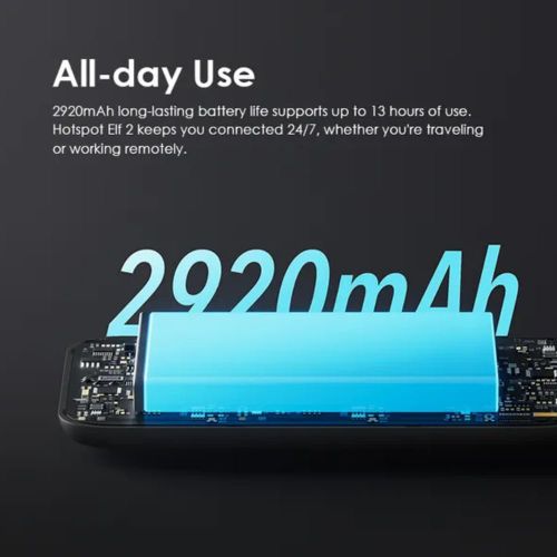 Original Oraimo MiFi Hotspot Elf 2 High-Speed 4G Portable WiFi.