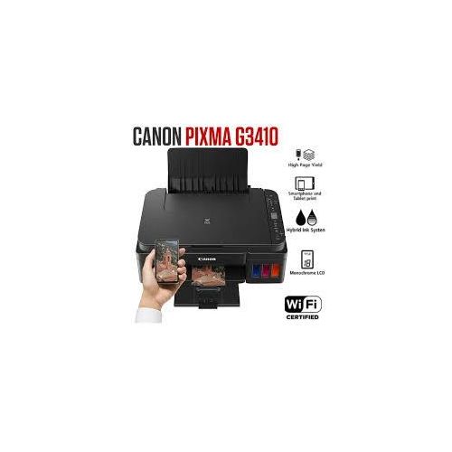 (+FREE PRINTER CABLE) New Generation Canon Pixma G3410 Ink Tank All in Printer Printer | Canon G3410 Wireless MegaTank Printer with Refillable Ink | Low Cost High Volume Canon G3410 Printer