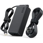 (+Flower Cable) Lenovo 65W 19V 3.42A USB-C Laptop Charger | Lenovo Type-C Fast Charging Adapter | Lenovo 65W PD Power Supply | Replacement Charger for ThinkPad Yoga IdeaPad | Lenovo 65W AC Adapter Set