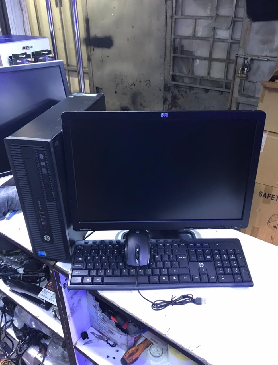 Refurbished HP Complete Desktop Computer Set | 19-Inch Monitor | Intel Core i5 4th Gen | 4GB RAM, 500GB HDD | Wired Mouse & Keyboard | FREE Mouse Pad | Windows 11 Preinstalled Kenya 2025