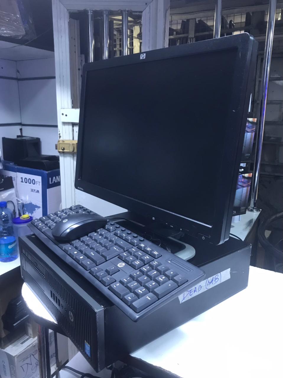 Refurbished HP Complete Desktop Computer Set | 19-Inch Monitor | Intel Core i5 4th Gen | 4GB RAM, 500GB HDD | Wired Mouse & Keyboard | FREE Mouse Pad | Windows 11 Preinstalled Kenya 2025