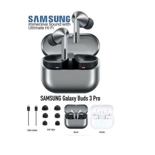 Latest Edition Samsung Galaxy Buds 3 Pro | Active Noise Cancellation, Hi-Fi Sound, Adaptive Audio, Wireless Charging, Long Battery Life | Premium Bluetooth Earbuds for Android & Samsung Kenya