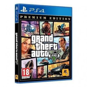 Rockstar Games Grand Theft Auto V GTA 5 Game Disc for PlayStation 5 PS5 or PlayStation 4 PS4 | Open World Action | Adventure Crime Story Mode | Online Multiplayer | New 2026 Budget Game