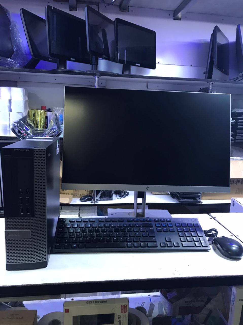 Complete Computer Set Desktop Core i5 4GB RAM 500GB HDD with 23 Inch Monitor Full PC Bundle with Keyboard and Mouse
