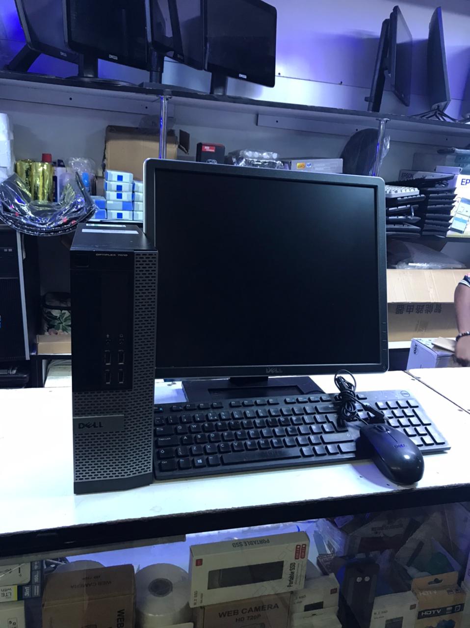 DELL Complete Computer Set Desktop Core i5 4GB RAM 500GB HDD with 17 Inch Monitor Full PC Bundle with Keyboard and Mouse