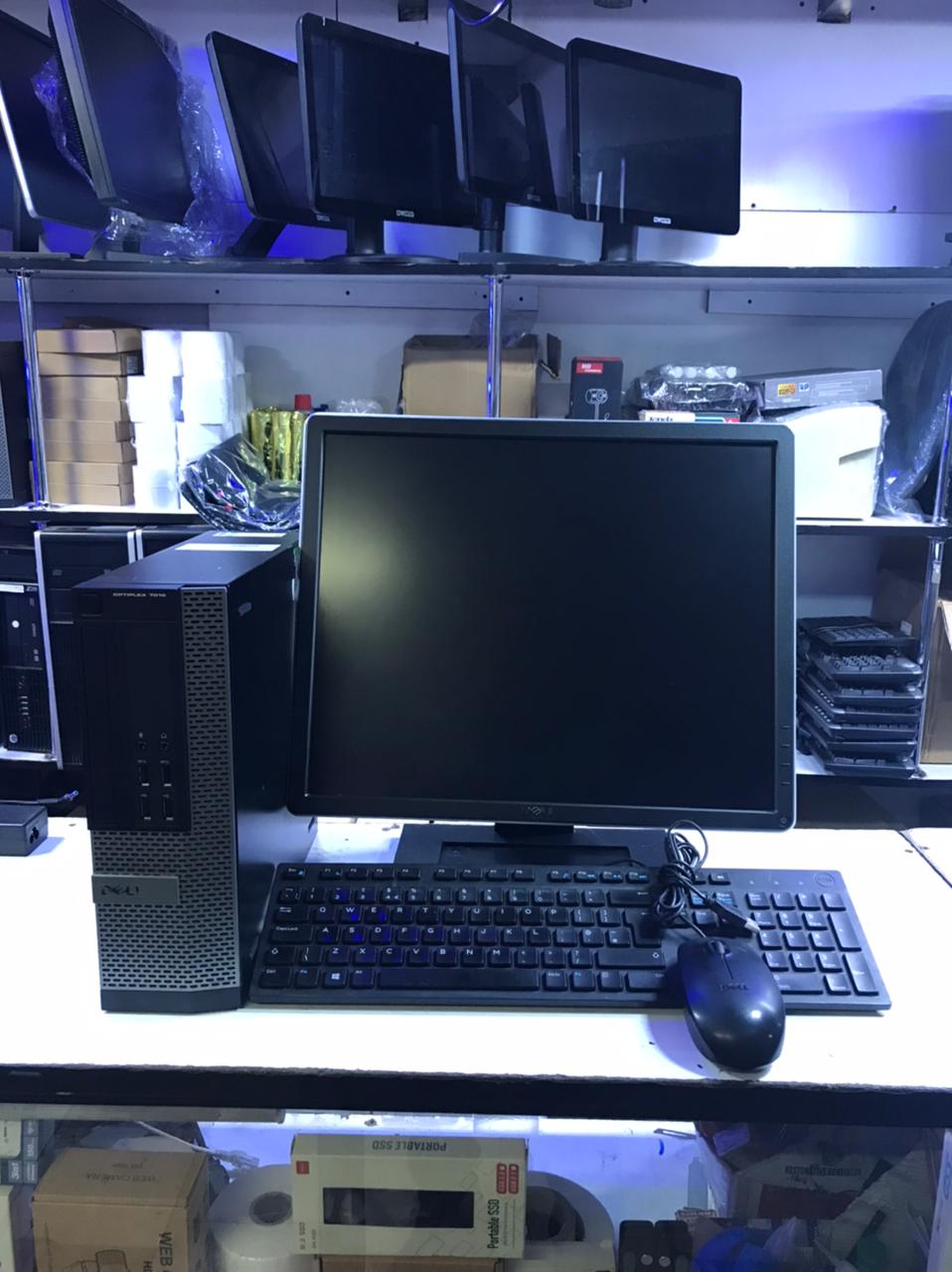 DELL Complete Computer Set Desktop Core i5 4GB RAM 500GB HDD with 17 Inch Monitor Full PC Bundle with Keyboard and Mouse