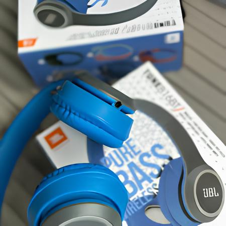 2026 Edition JBL B16BT Pure Bass Wireless Headphones | Bluetooth Over-Ear Headset, Deep Bass Sound, Long Battery Life, Lightweight & Comfortable Design