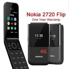 Original Nokia 2720 Classic Flip Phone | Dual SIM | 4G VoLTE | Big Buttons | Loud Sound | Long Battery Life | Durable Feature Phone