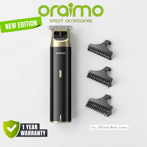 New Edition Oraimo Smart Trimmer 2 Powerful Hair Trimmer 7000RPM Adjustable Blade Cordless Grooming Machine for Beard Hair Body Grooming All Zones