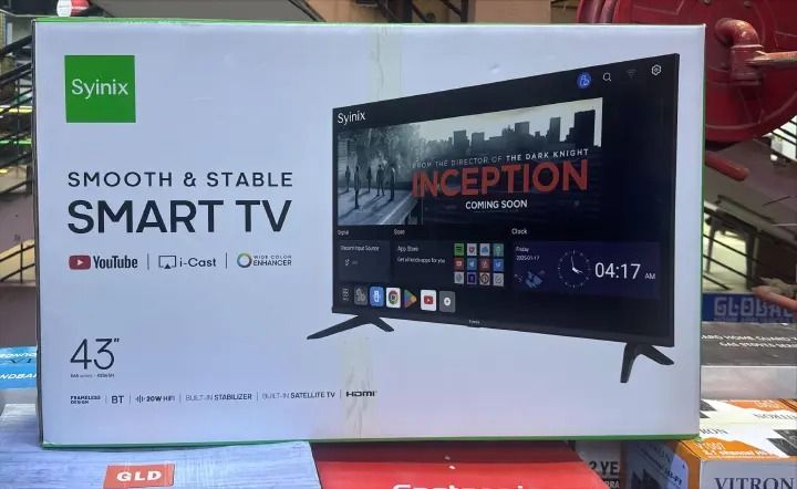 🌟📺 Syinix 43-Inch Smart TV - Smooth & Stable Performance, 1080p High-Quality Display, Smart Connectivity, Dolby Audio, Sleek Design, Energy-Efficient, Ideal for Home Entertainment – Brand New 🎉🔥