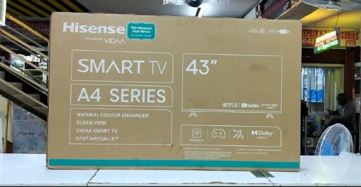 Hisense 43-Inch A4 Series Smart TV | Full HD | VIDAA OS | Dolby Audio | DTS Virtual:X 🎬✨