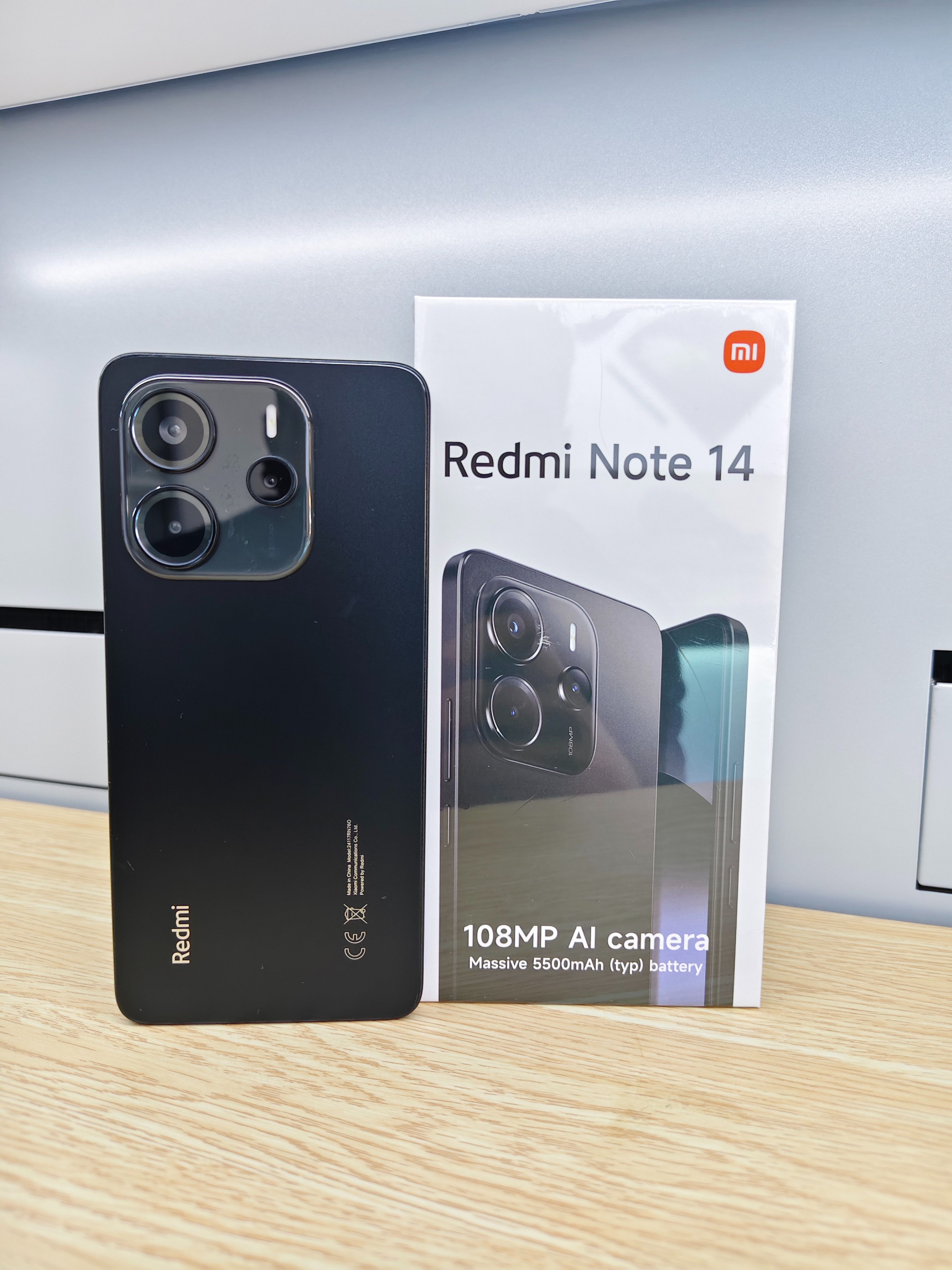 Brand New XIAOMI Redmi Note 14 6GB+128GB 6.67" AMOLED 120Hz Display 108MP Camera 5500mAh Battery IP54 Dust and Splash resistant Fingerprint Unlock 33W Fast Charge Smart Phones