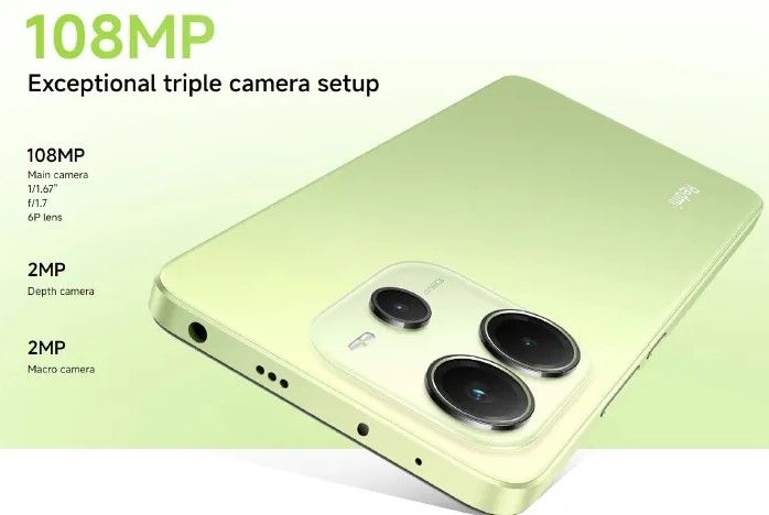 Brand New XIAOMI Redmi Note 14 6GB+128GB 6.67" AMOLED 120Hz Display 108MP Camera 5500mAh Battery IP54 Dust and Splash resistant Fingerprint Unlock 33W Fast Charge Smart Phones