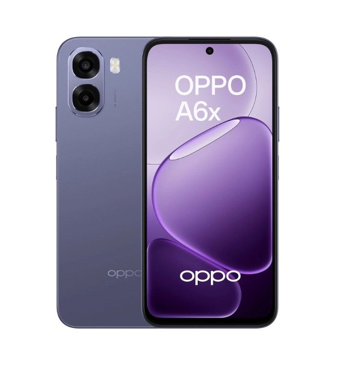 Brand New OPPO A6X 128GB ROM + 4GB RAM 6.75" SCREEN DISPLAY Smartphone 6100 mAh Battery CAPACITY 120Hz refresh rate 13MP+5MP Camera 12 Months warranty Android 15 Dual Sim Smart phones